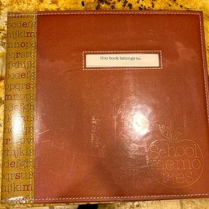 NWOT 20 Page Scrapbook 12x12, with full set of scrapbook pages